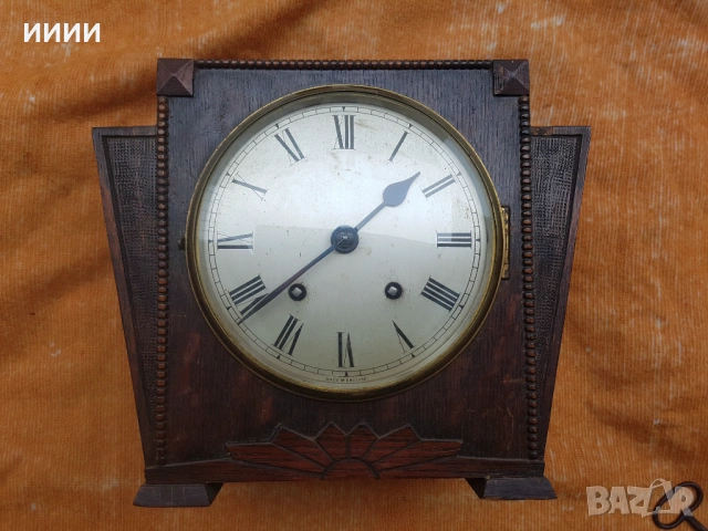 Часовник будилник британски каминен EMPIRE, снимка 2 - Антикварни и старинни предмети - 53419503