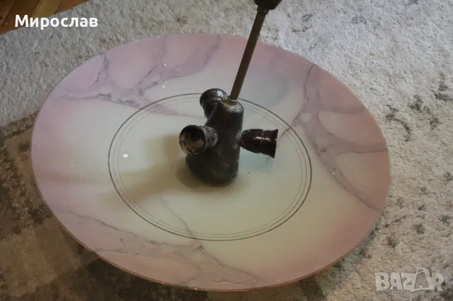 СТАР ПОЛИЛЕЙ ЛАМПА СОЦ РЕТРО , снимка 8 - Полилеи - 50241001