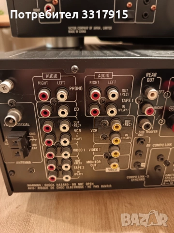 Ресийвър JVC RX-816R и CD Player JVC XL-Z574 -, снимка 3 - Ресийвъри, усилватели, смесителни пултове - 53788048
