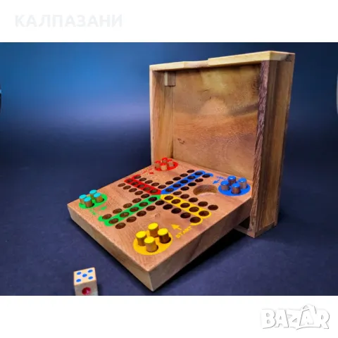 Не се сърди човече от дърво в компактна кутия. Забавление за цялото семейство LG011, снимка 5 - Игри и пъзели - 50217999