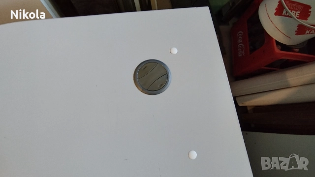 Бюро - офис маса 160/40/72см светло сиво, снимка 5 - Работни маси и бюра - 51715843