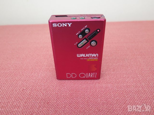 Sony walkman quartz WM-DD3 Red,1989г, снимка 8 - Радиокасетофони, транзистори - 41789336