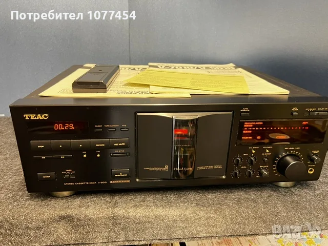 Дек TEAC V-5010 с дистанционно и сервизни книжки, снимка 6 - Декове - 55715296