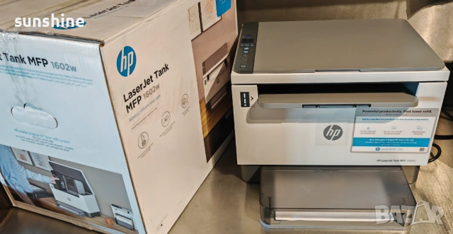 Евтин печат * HP LaserJet Tank MFP 1602w Wi‑Fi, , 22 с/м, 100% тонер