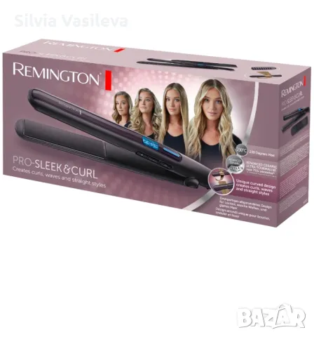 Преса за къдрене и изправяне Remington S6505 PRO-SLEEK and CURL, снимка 2 - Преси за коса - 48982254