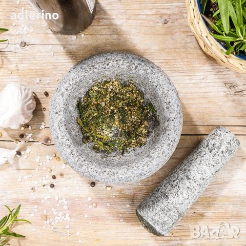 Гранитено хаванче, 13 см, с бутало, снимка 4 - Аксесоари за кухня - 34401982