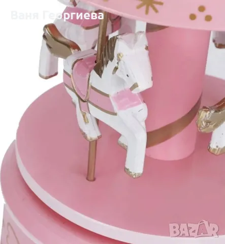 Музикална Автентична Кутия Carousel с Въртележка за Бебета, снимка 8 - Други - 49376840