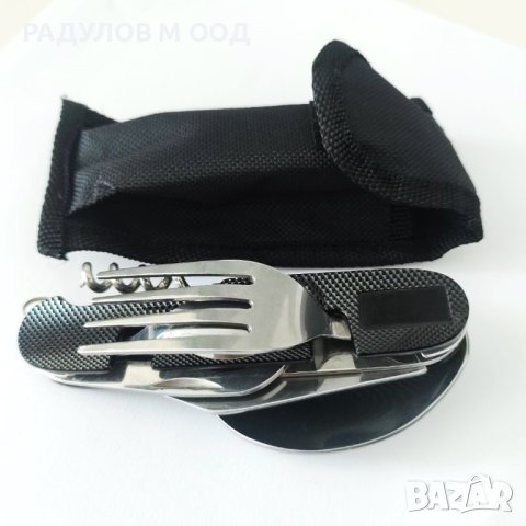 Прибори за къмпинг 7в1, комбинирано ноже с лъжица и вилица / 293, снимка 3 - Ножове - 41737225