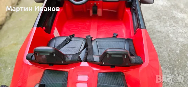 Продавам Акумулаторна Кола LAMBORGHINI HURACAN Червен 12V, снимка 9 - Електрически играчки - 55793181