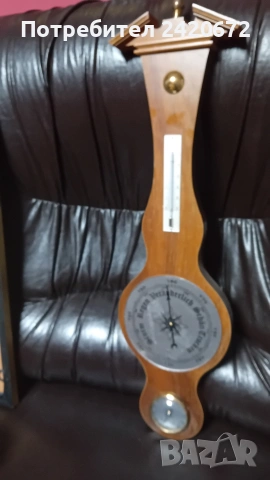 старинен барометър,термометър,влагометър, снимка 2 - Колекции - 53702771