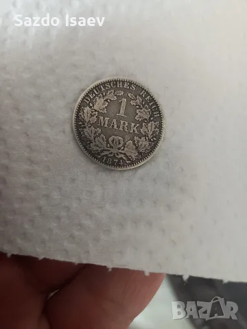 1 Mark 1874 сребро 900