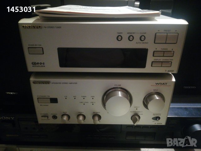 Onkyo A 905X+T405R, снимка 7 - Аудиосистеми - 40511688