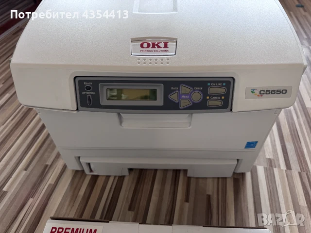 Oki C5650 лазерен цветен принтер , снимка 1