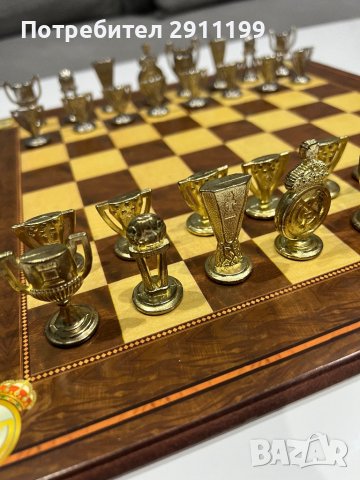 Метален шах на Real Madrid, снимка 6 - Шах и табла - 44166949