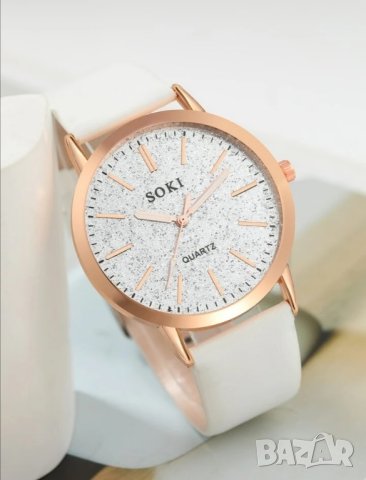 Луксозен дамски часовник с гривна , снимка 4 - Дамски - 41756070