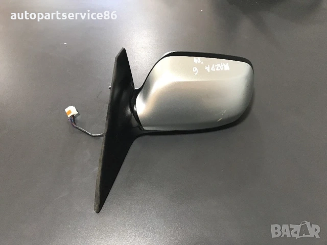 Огледало за предна лява врата сребрист цвят за Mazda 6 (2002-2007) 012221, 012220, снимка 2 - Части - 53714422