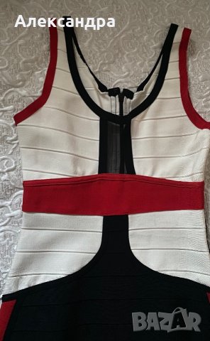 Ластична трицветна рокля, снимка 7 - Рокли - 35873380