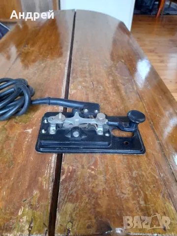 Стар морзов манипулатор,ключ #3, снимка 2 - Други ценни предмети - 49666988