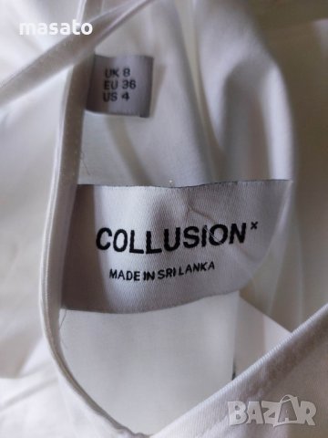 Collusion - бяла рокля, снимка 2 - Рокли - 41670349