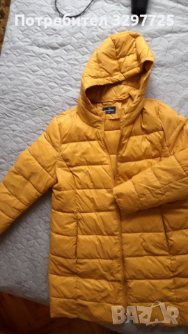 🧥Сребристо дамско зимно яке с естествен косъм🧥🧡Дамско ватирано зимно яке цвят жълто🧡OUTERWEAR THE🧡, снимка 10 - Якета - 49538250