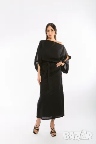 Ленена Рокля Melani - Черна