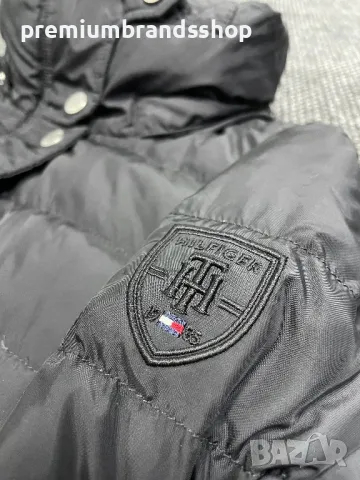 Tommy hilfiger пухено дамско дълго яке M, снимка 2 - Якета - 47694069