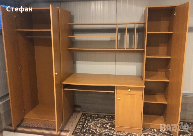 Секция/библиотека с 2 гардероба, снимка 2 - Секции и витрини - 52092778