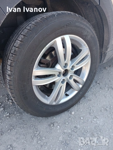 Продавам джанти с гуми, снимка 2 - Гуми и джанти - 53762061