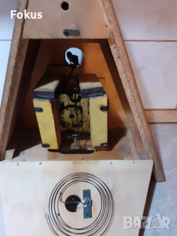 Стар часовник Маяк кукувица, снимка 6 - Антикварни и старинни предмети - 53286087