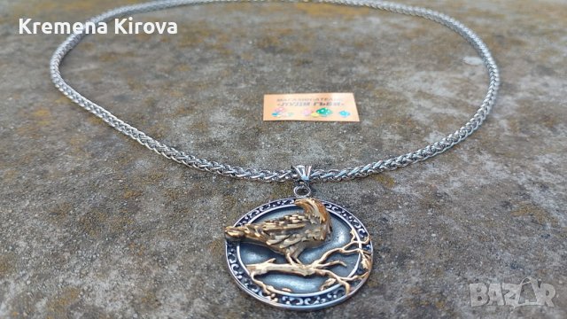 Викингски колиета. От благородна стомана. Бижута Луди гъби., снимка 1
