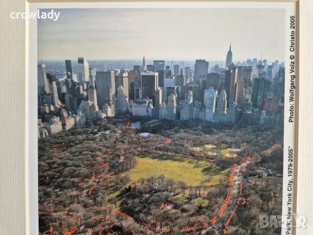 Христо Явашев Christo 2005 Портите Сентръл парк Ню Йорк 1979–2005 4, снимка 3 - Картини - 47874534