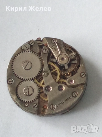 Механизъм с циферблат от стар ръчен часовник 51418, снимка 3 - Мъжки - 52260751