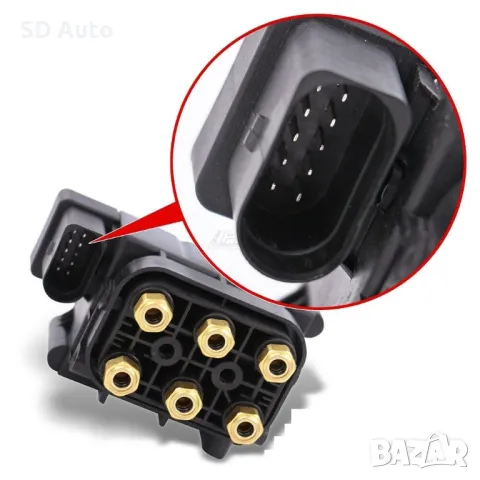 Клапан/Разпределител за въздушно окачване за Audi Q7,VW Touareg,Porsche,Tesla,Volvo, снимка 2 - Части - 47616270