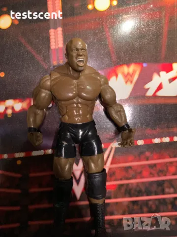 Екшън фигура WWE Bobby Lashley Боби Лешли Jakks Deluxe figure играчка, снимка 4 - Колекции - 49153125