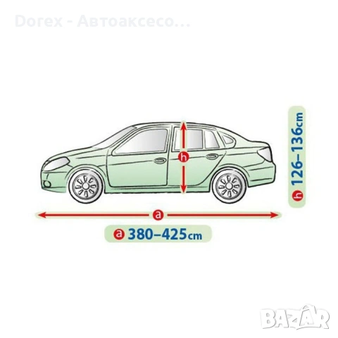 Покривало Kegel серия Mobile за седан, снимка 2 - Аксесоари и консумативи - 53658546