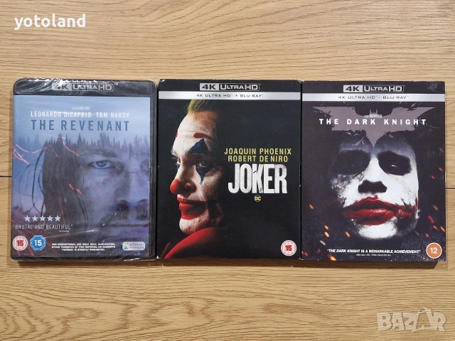 The Dark Knight + Joker 4K UHD + Blu-Ray