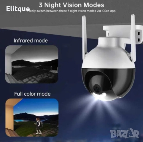 Куполна WIFI камера за видеонаблюдение