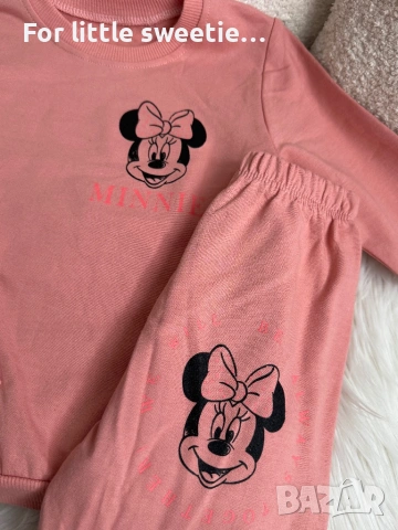 Памучен сет с принт на гърба 🎀, снимка 2 - Детски комплекти - 53811811