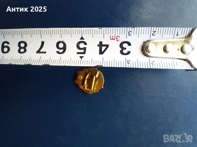 Съветска юбилейна значка „50 години КПСС“ сребро, снимка 4 - Колекции - 53228937