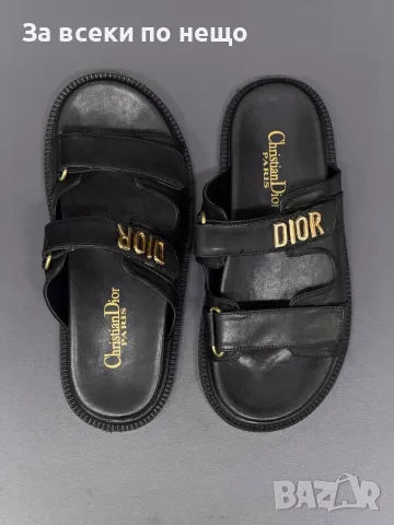 Christian Dior Дамски Чехли Кристиян Диор - 2 Цвята Код SEM-329, снимка 4 - Чехли - 55787470