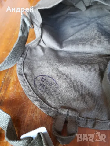 Стара брезентова военна чанта,сумка,чохъл, снимка 6 - Антикварни и старинни предмети - 49404949