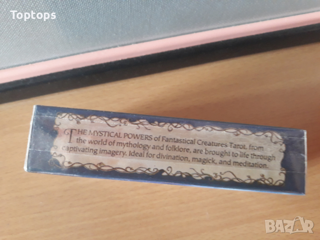Таро карти: Fantastical Creatures Tarot, 7x12 см с хартиена книжка, снимка 5 - Карти за игра - 36310723