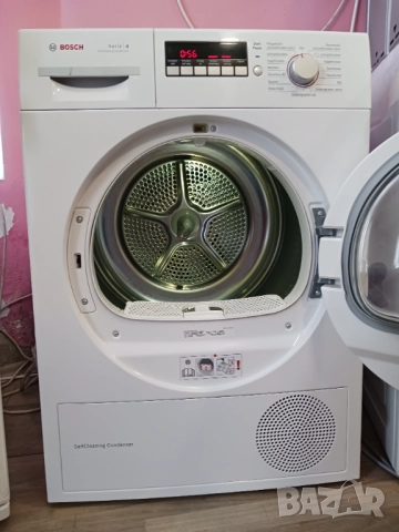 Кондензна сушилня с термопомпа  BOSCH Serie 4 - 8 кг, снимка 8 - Сушилни - 52391886