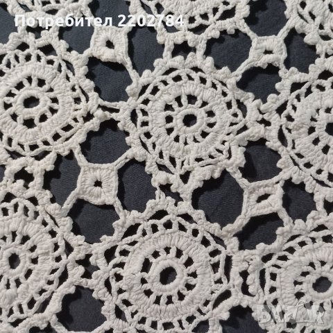 Покривка на една кука ,калъфка с бродерия , снимка 2 - Покривки за маси - 40454219