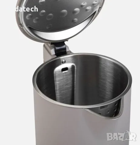 Метална електрическа кана Avec мат тауpe 1,5 л – 2200 W, снимка 3 - Кани - 56021643
