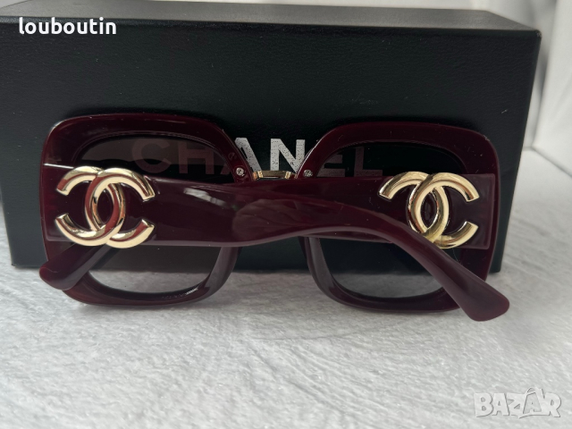 CH дамски слънчеви очила квадратни с лого , снимка 9 - Слънчеви и диоптрични очила - 44687572