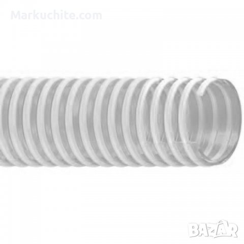 PVC маркуч за засмукване на въздух, прах URARTU ST – WHITE