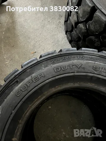 Гуми за мотокар 28х9-15 NHS Super Duty Гума, снимка 3 - Гуми и джанти - 48347776