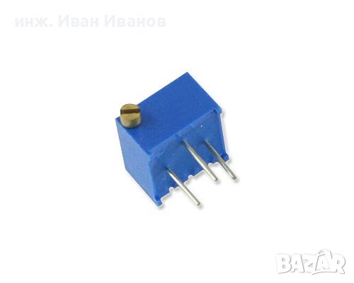 Прецизен тример потенциометър 10 кило ома, хоризонтален на Bourns Inc.- USA, снимка 2 - Друга електроника - 41539133