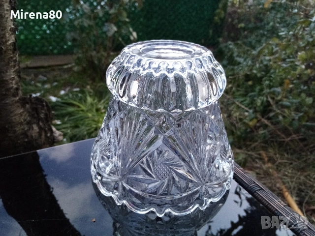 Кристална купа, снимка 5 - Чинии - 52945254